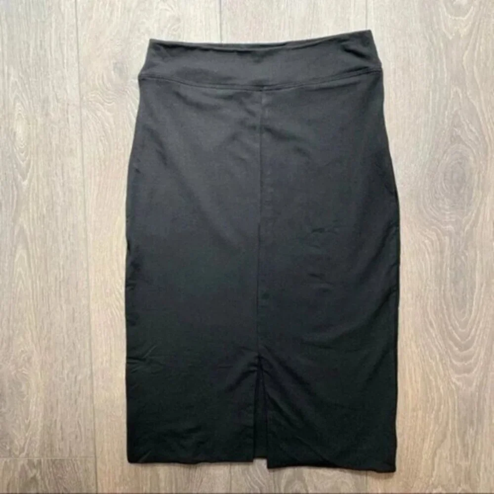 LNA Skirt Slit Mini High Rise Waist Black Small Whimsigoth Business casual - Picture 2 of 16